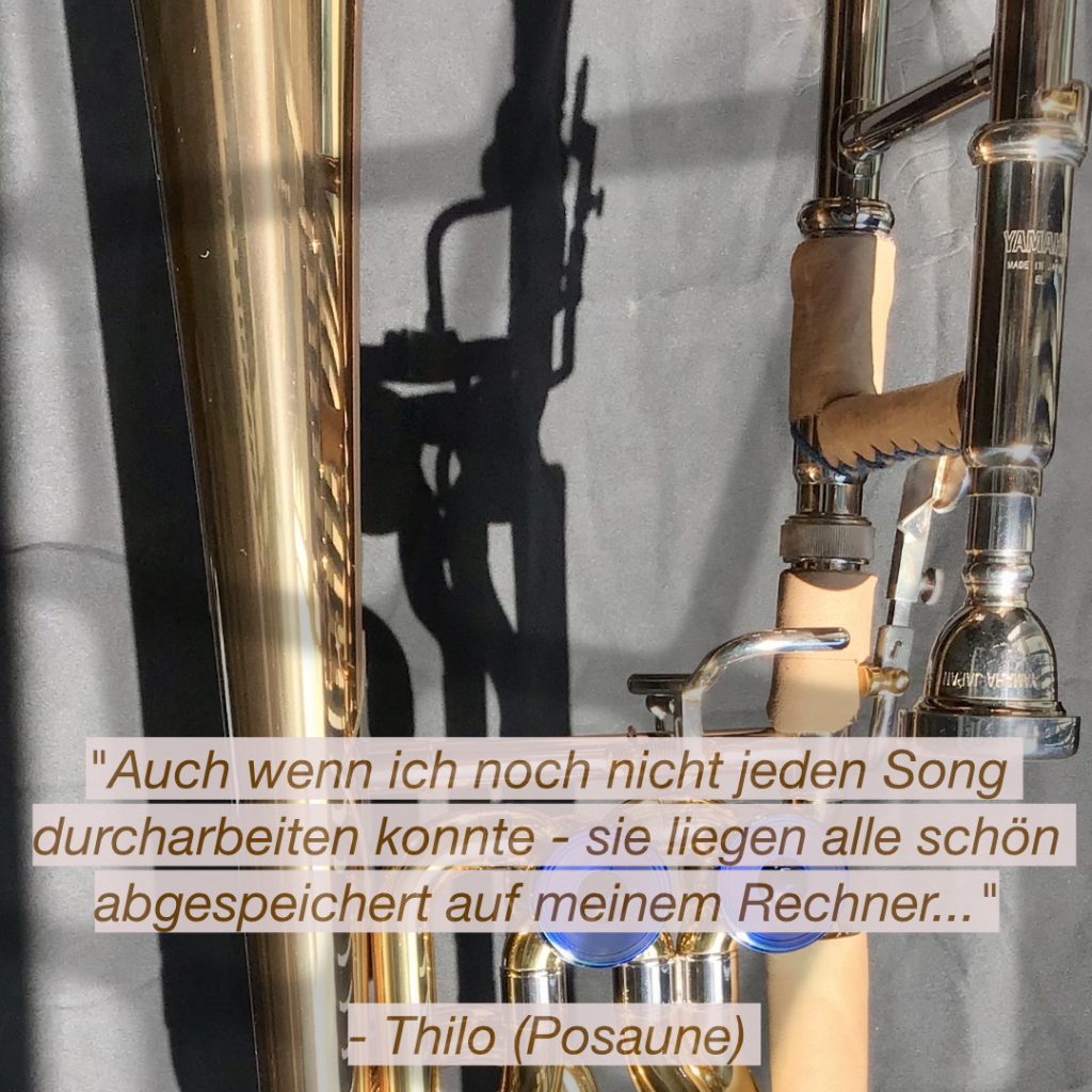 Thilo an der Posaune